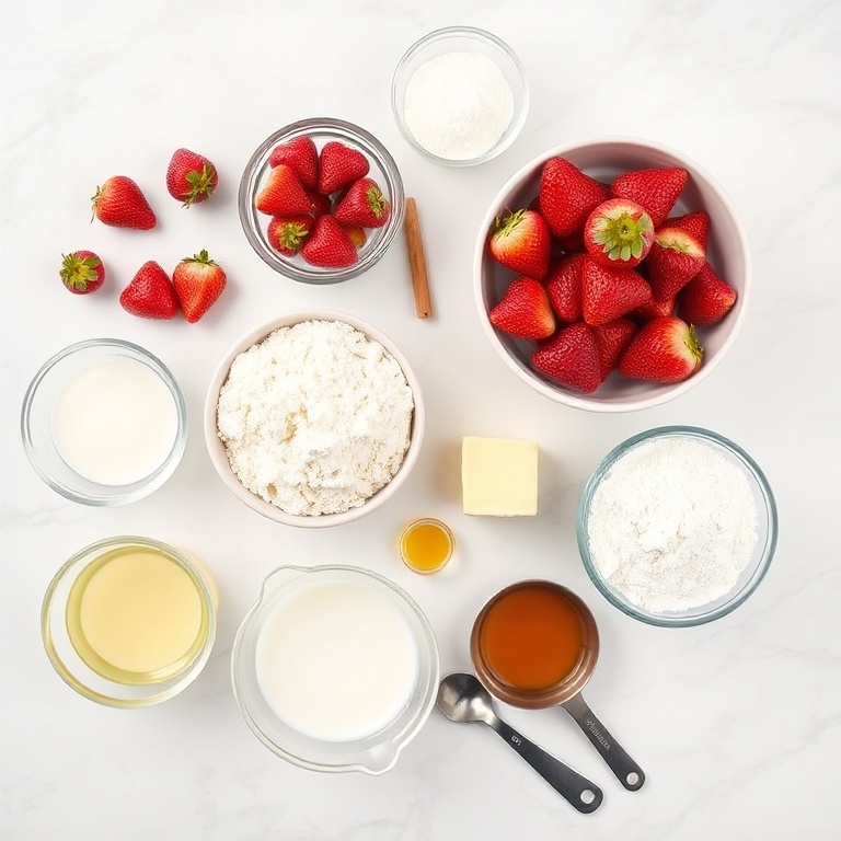 Easy Strawberry Cinnamon Rolls Ingredients