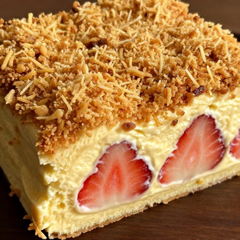 Easy Strawberry Earthquake Cake