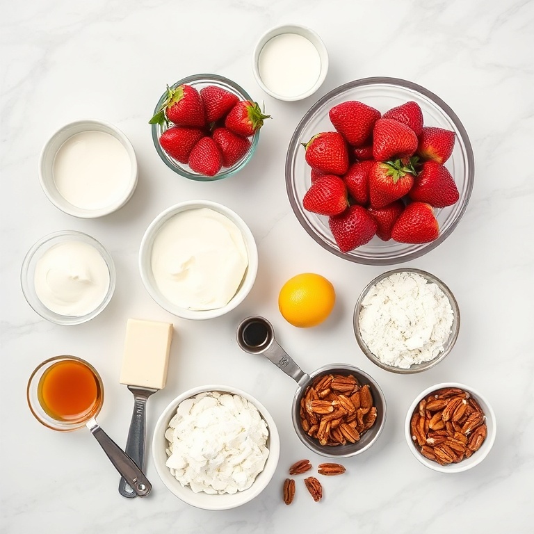 Strawberry Earthquake Cake Ingredients