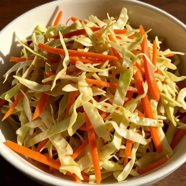 Easy Sweet and Spicy Pickle Slaw