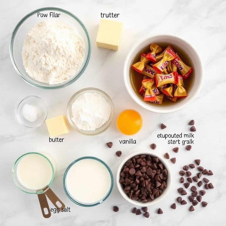 Twix Cookie Bars Ingredients