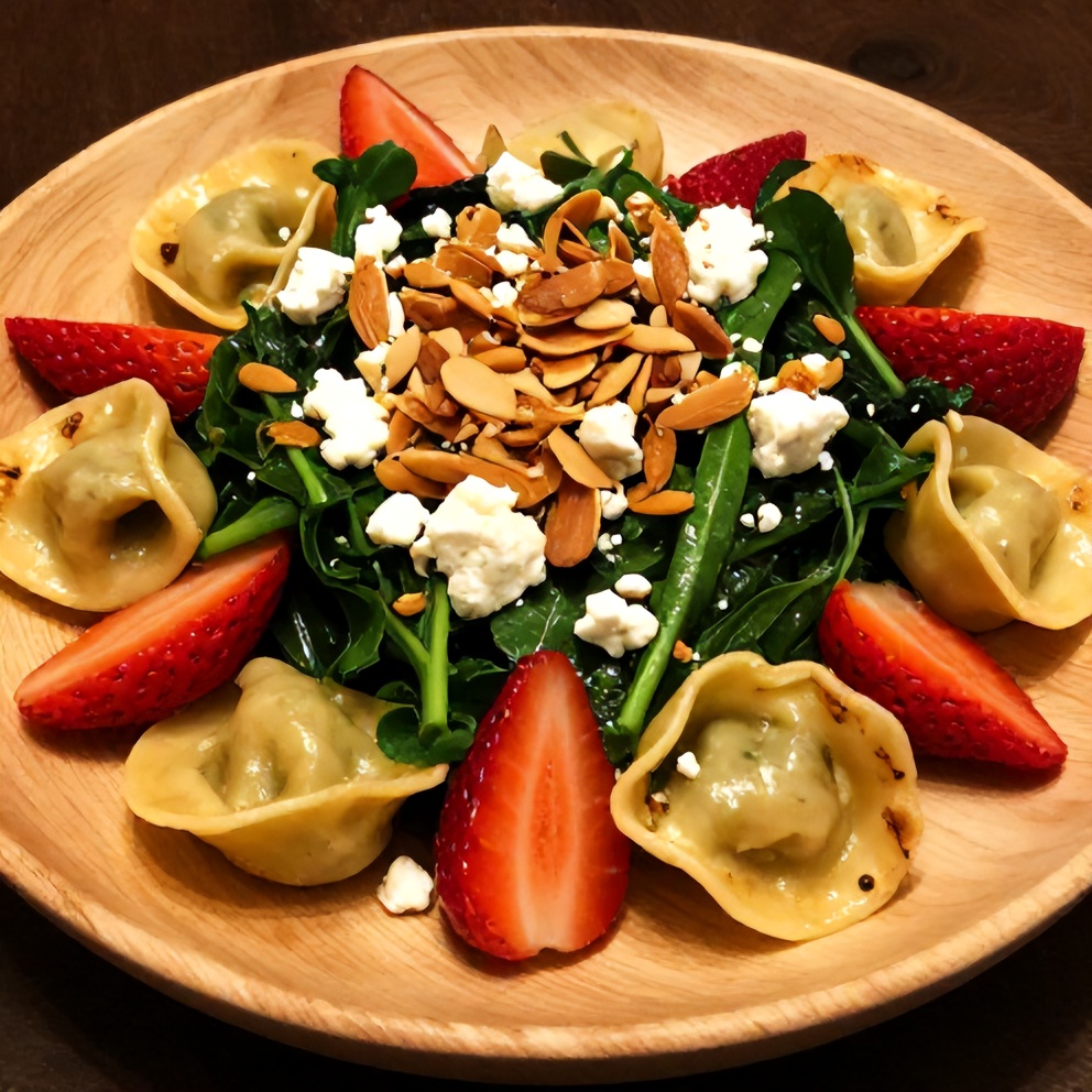 Plated Apple Tortellini Salad
