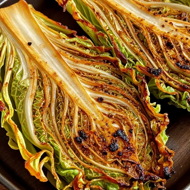 Garlic Roasted Cabbage Steaks