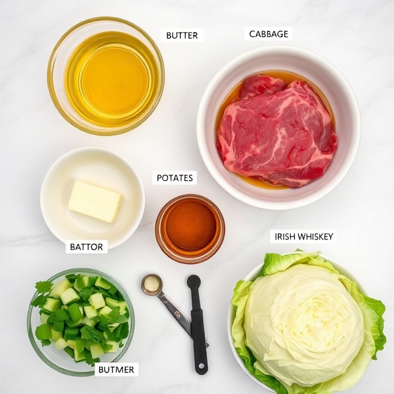 Irish Whiskey Steak Ingredients