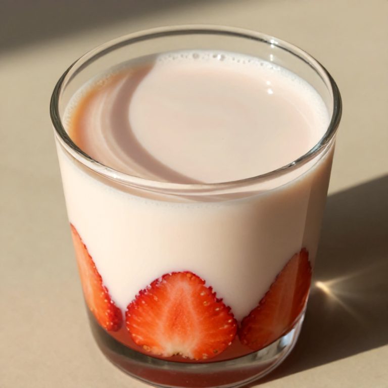Korean strawberry milk