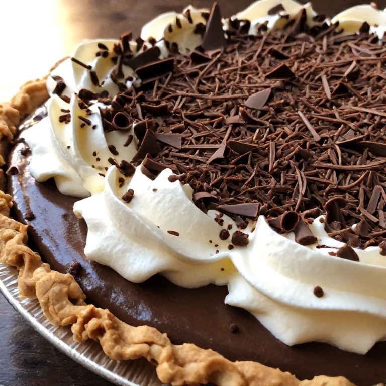 no-bake chocolate peanut butter pie