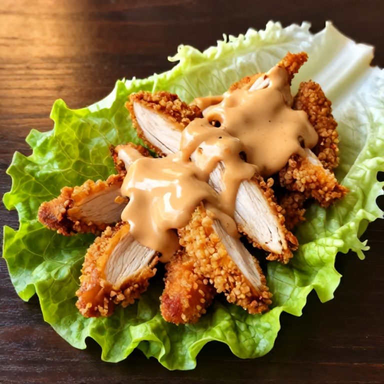 Quick Chicken Lettuce Wraps