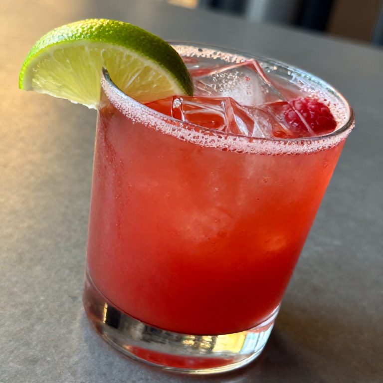 Raspberry Passionfruit Tequila Sour