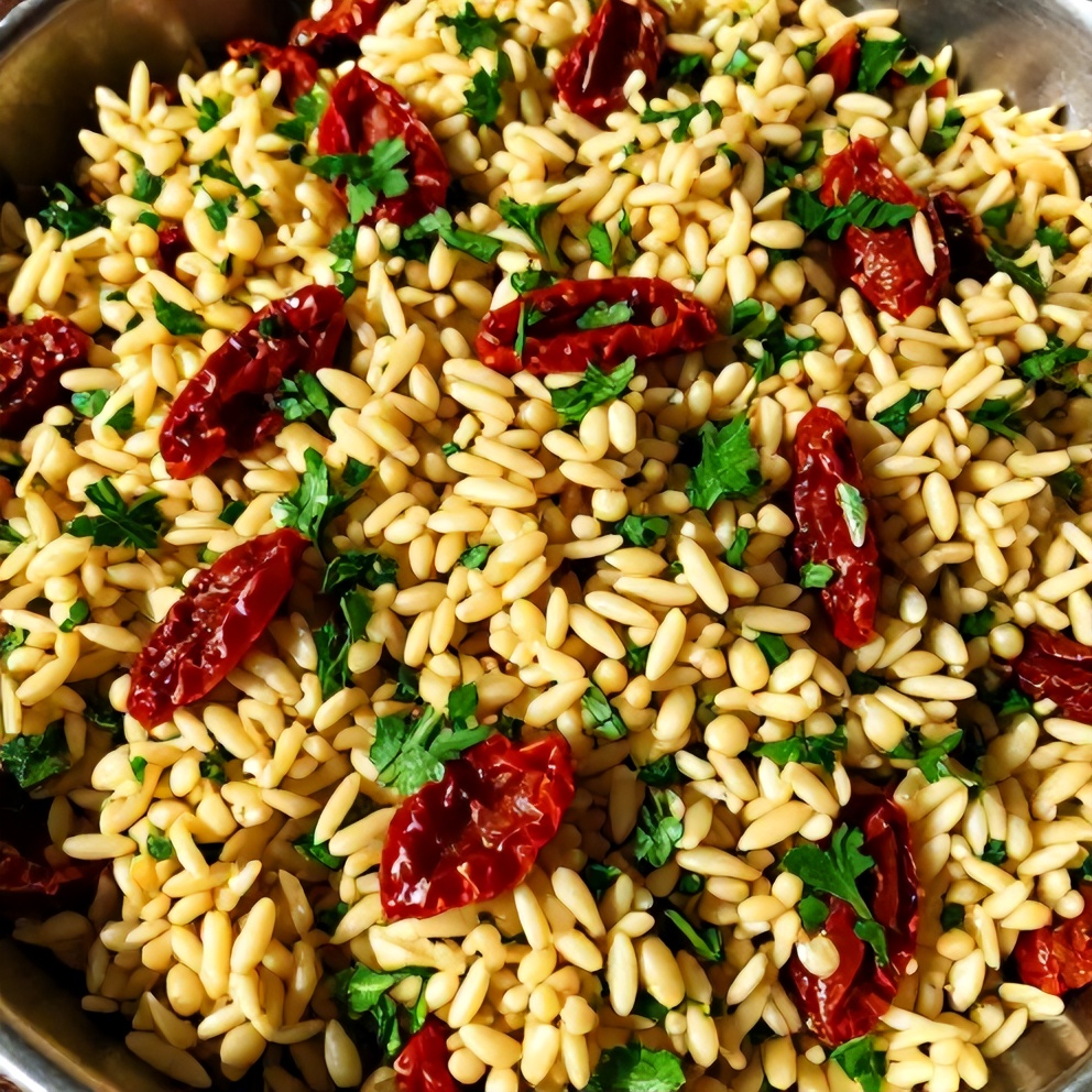 refreshing orzo salad