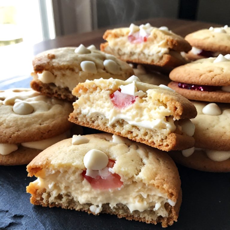 strawberry cheesecake cookies