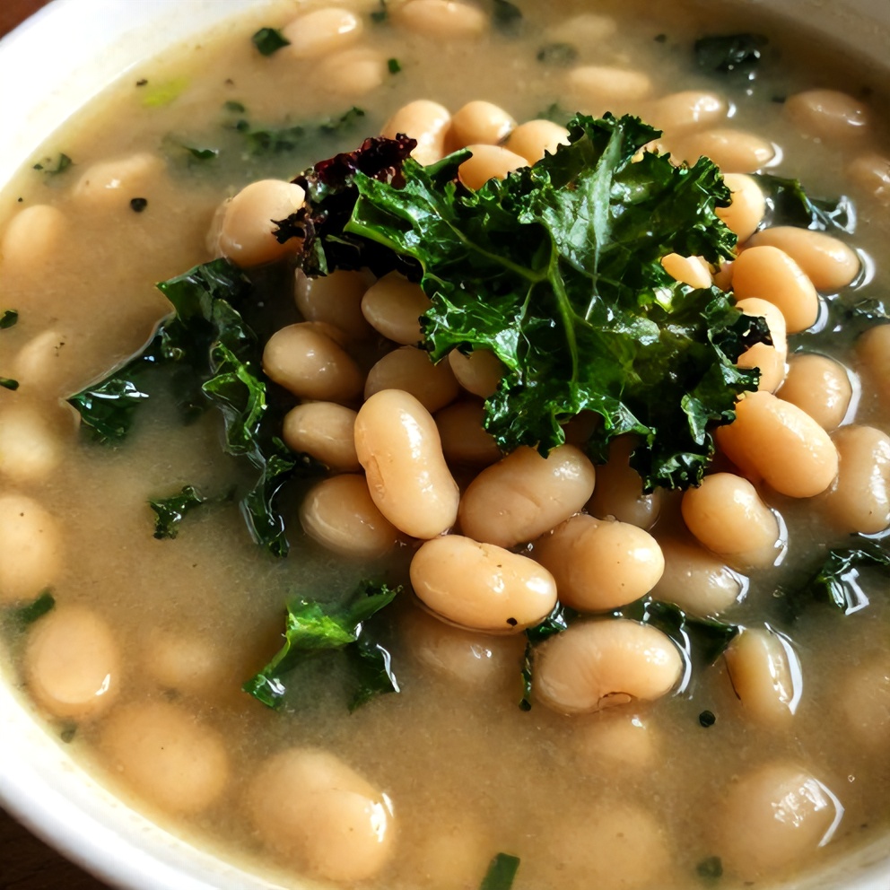 white bean and kale soup