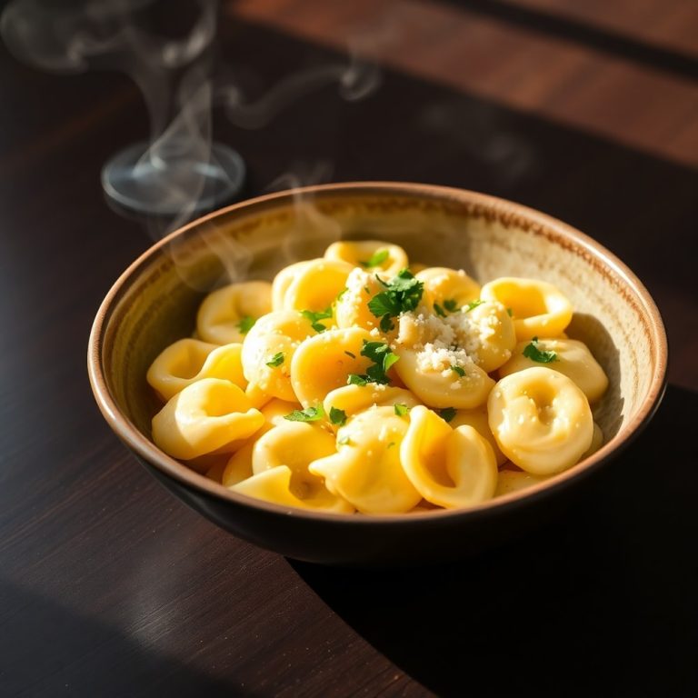 30-minute tortellini carbonara