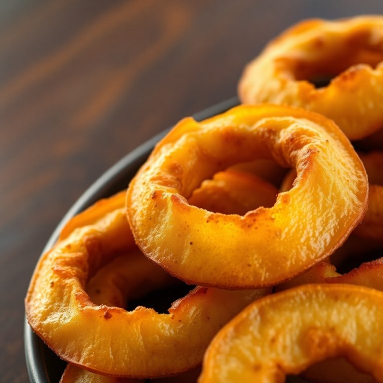 Air Fryer Cinnamon Apple Rings