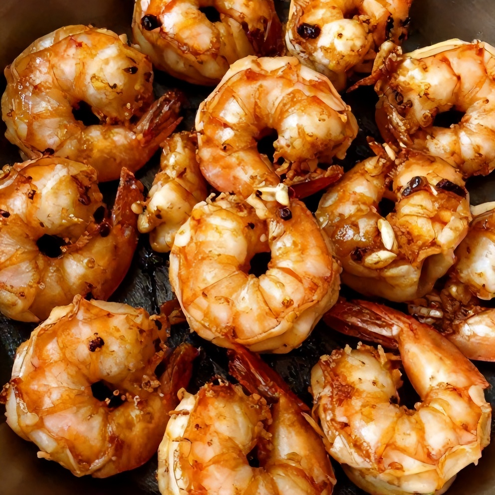 air fryer garlic butter shrimp