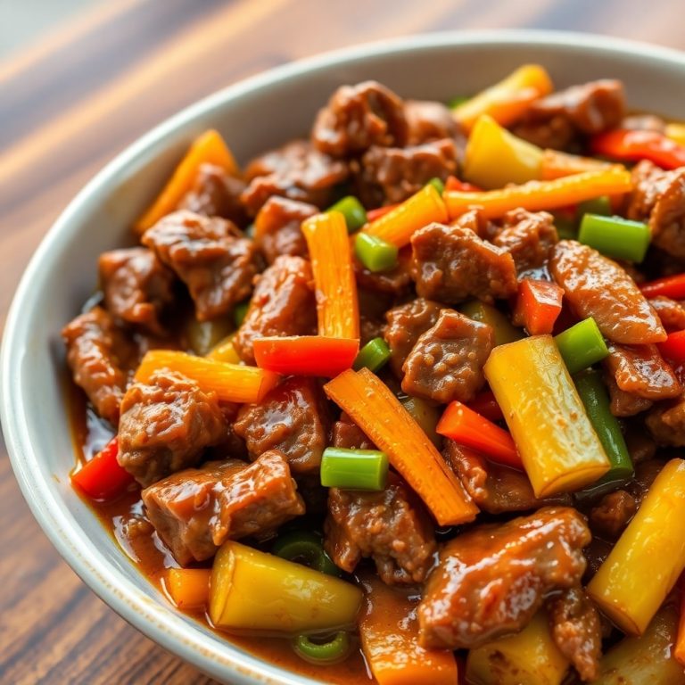 beef stir fry with vegetables