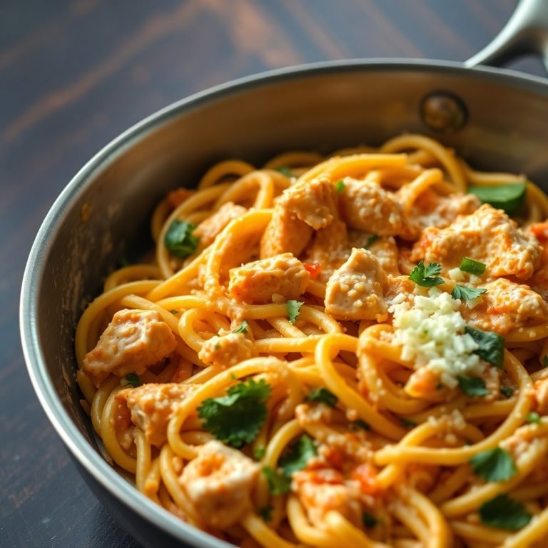 buffalo chicken pasta one pot