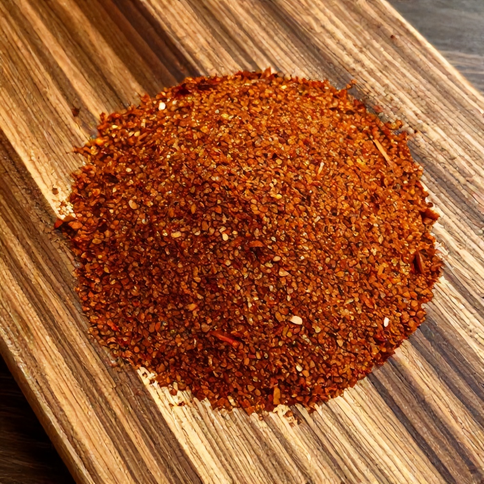 Plated dish with Cajun seasoning