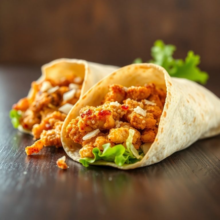 chicken caesar wraps