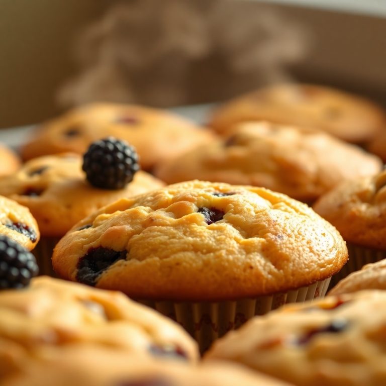 blackberry muffins
