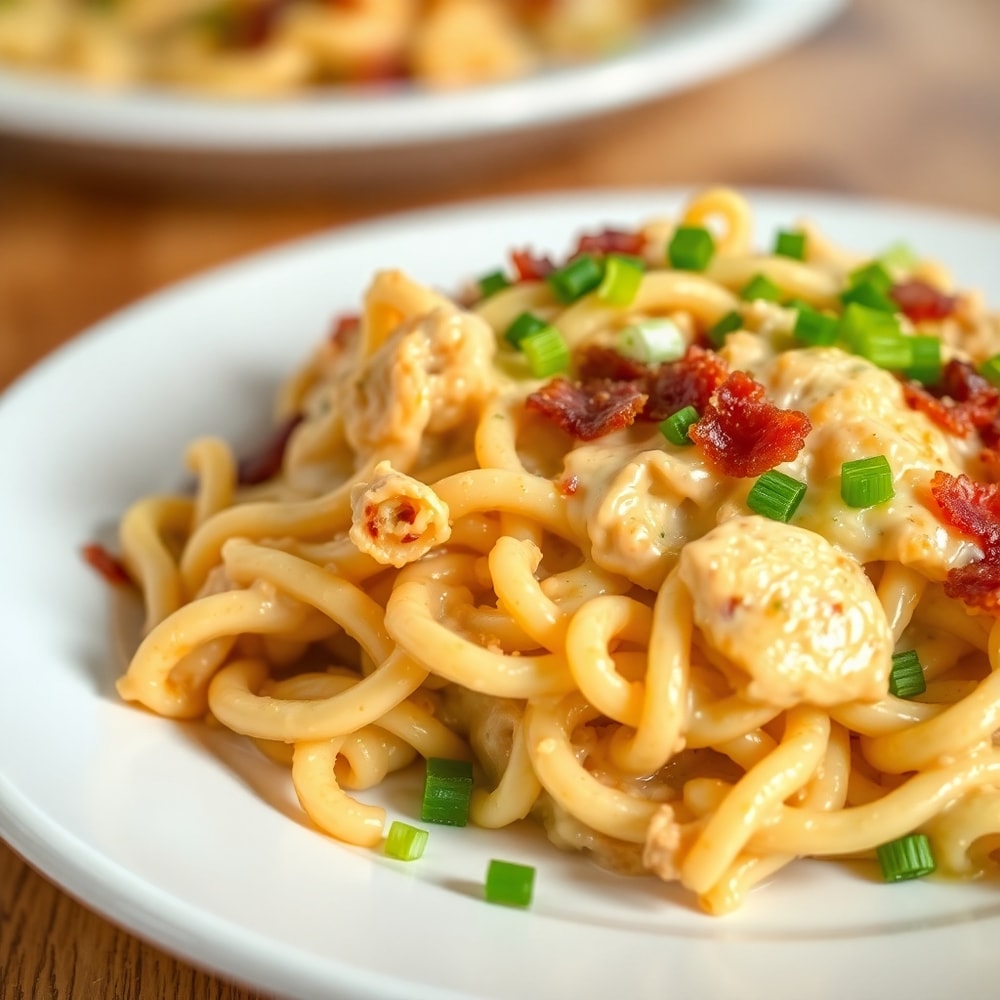 Crack Chicken Pasta Final Dish