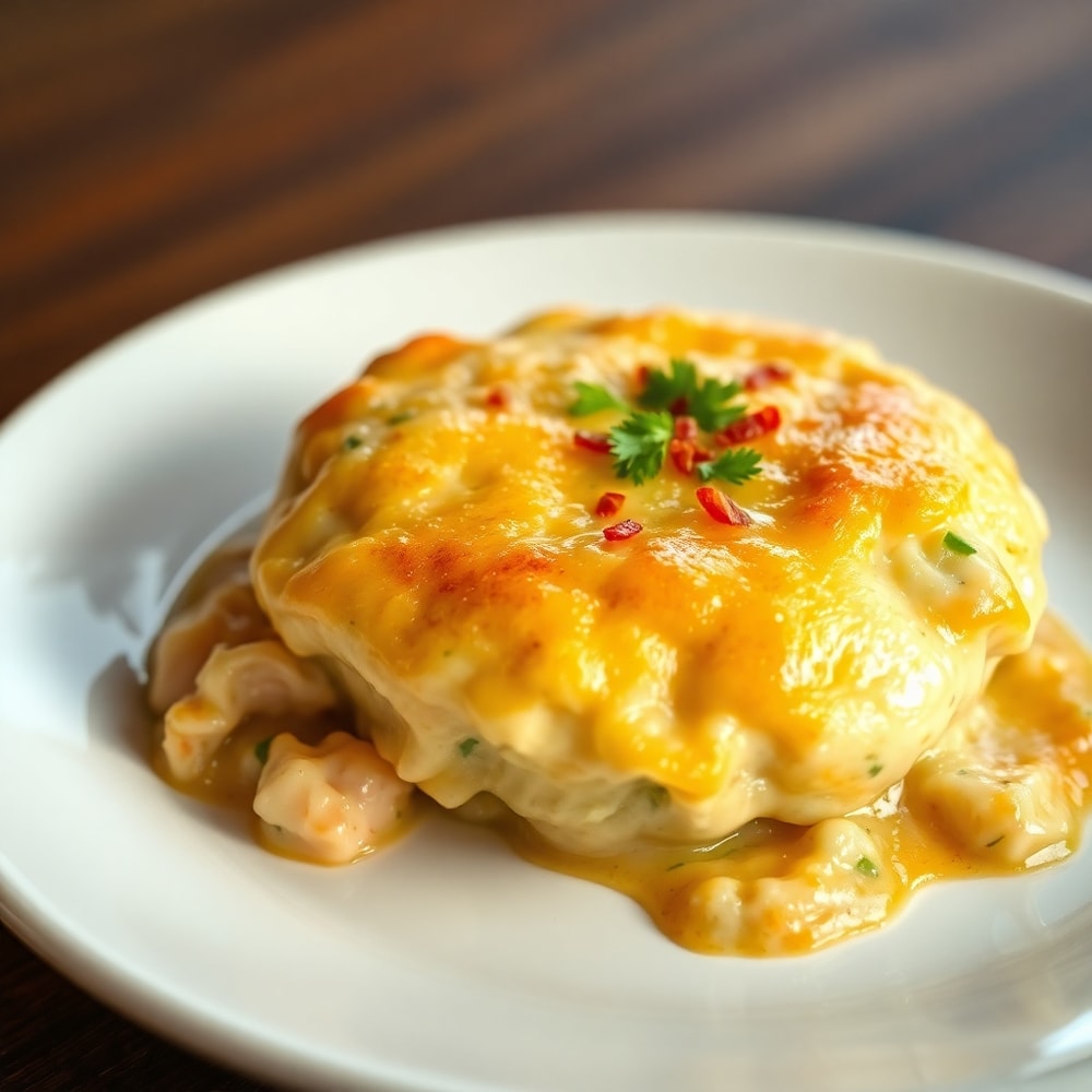 One Pot Gnocchi Chicken Pot Pie on a Plate