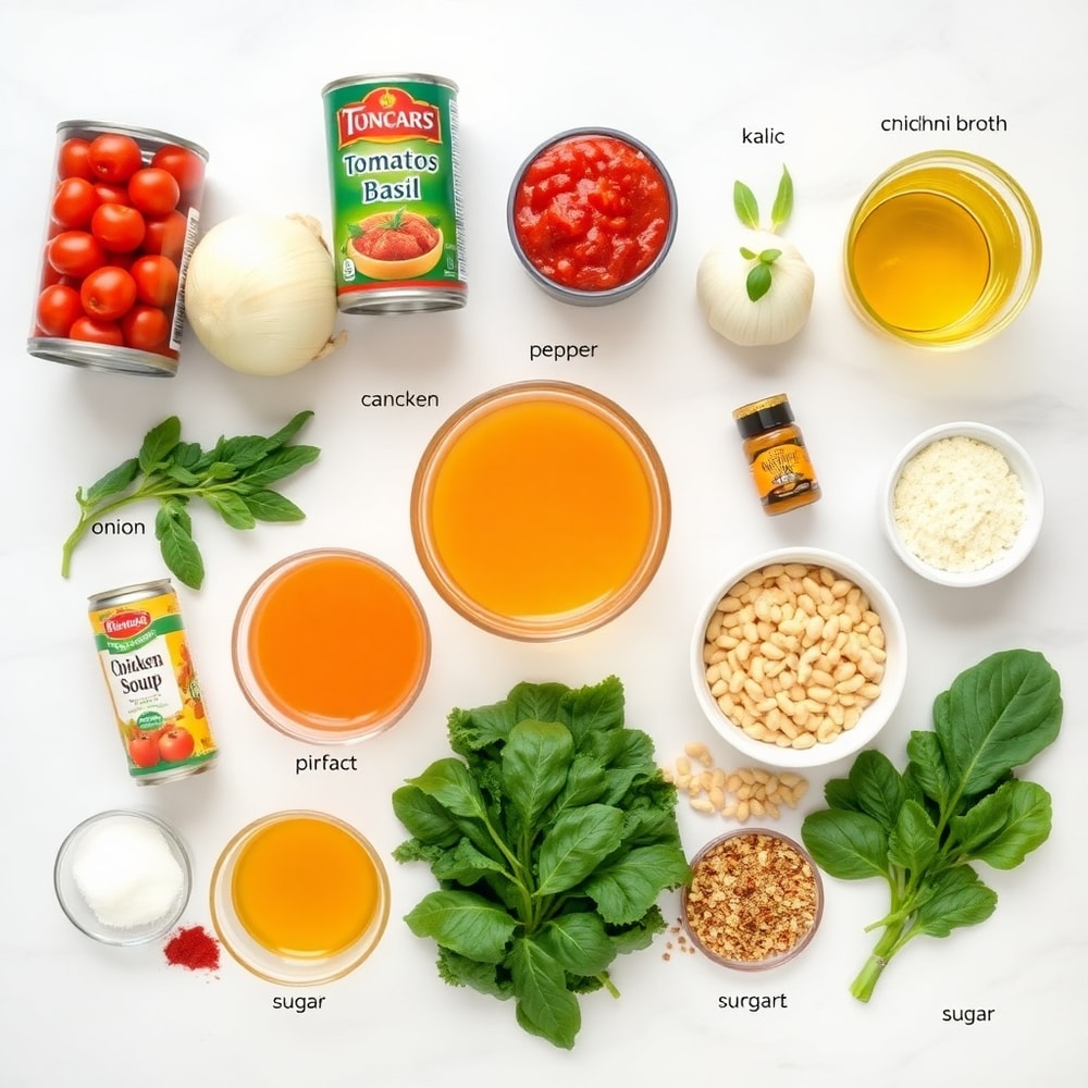 Crockpot Tuscan Tomato Basil Soup Ingredients