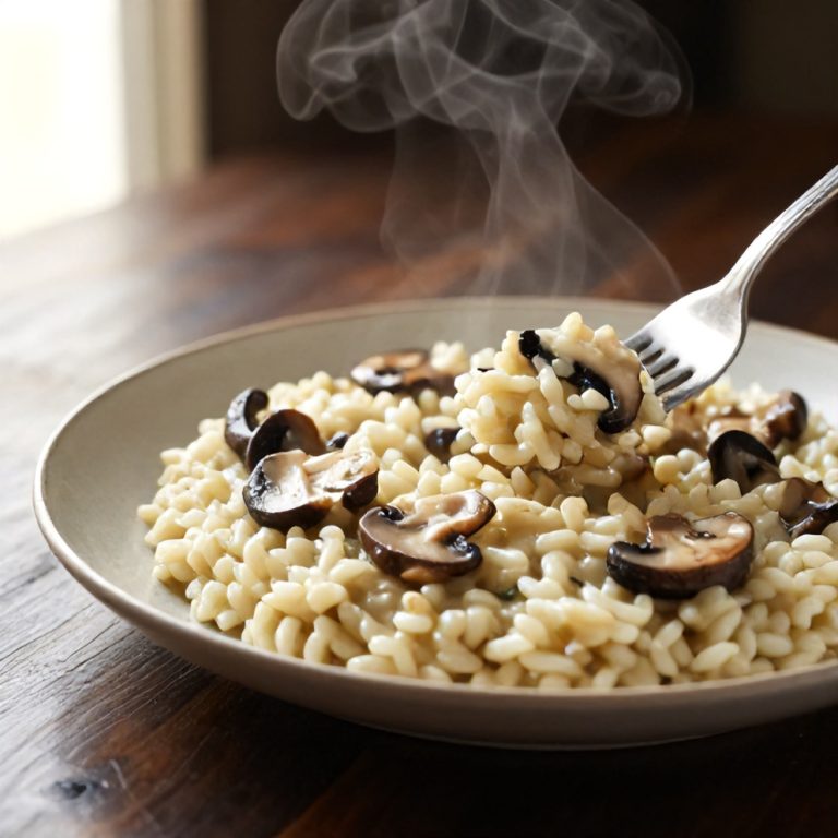 creamy mushroom risotto