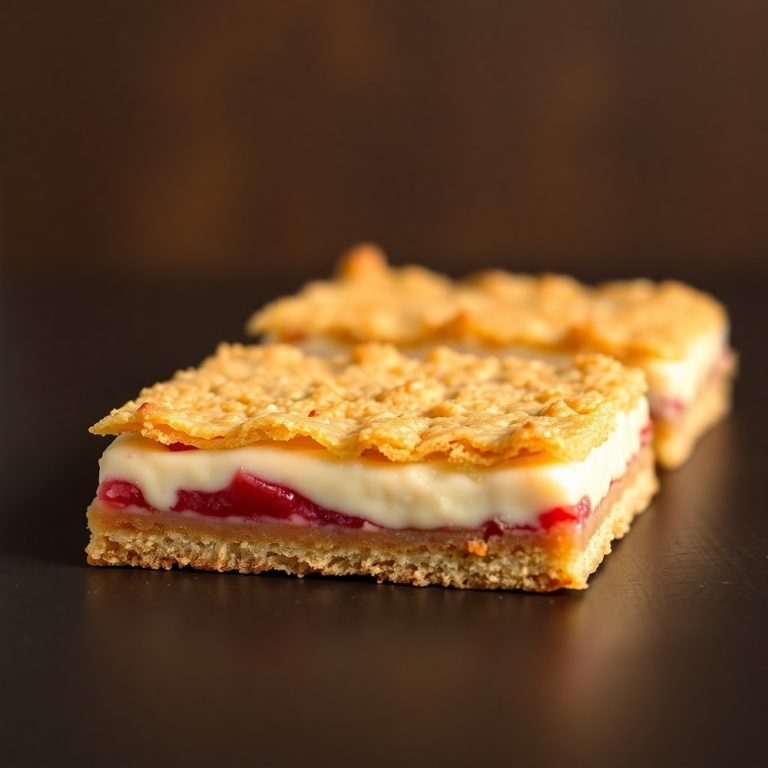 creamy rhubarb bars