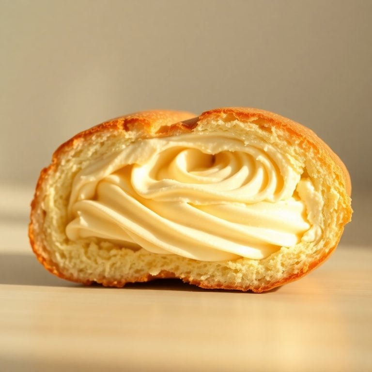 creamy swirl ice cream bread treat