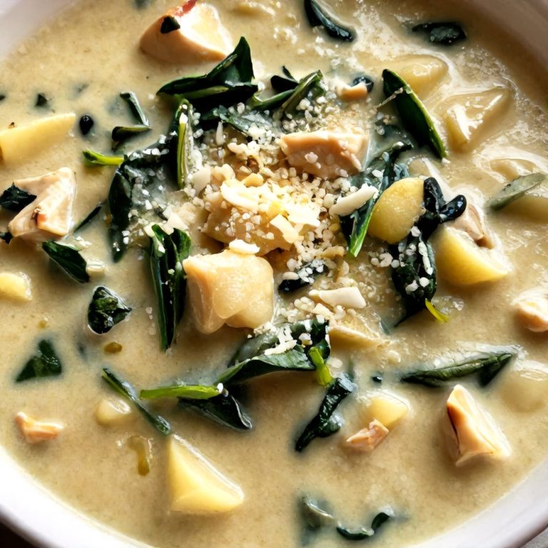 creamy tuscan chicken potato soup