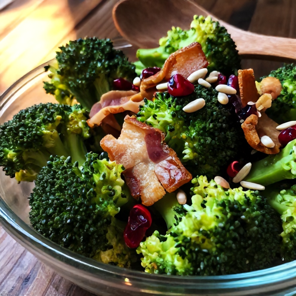 crispy bacon broccoli salad
