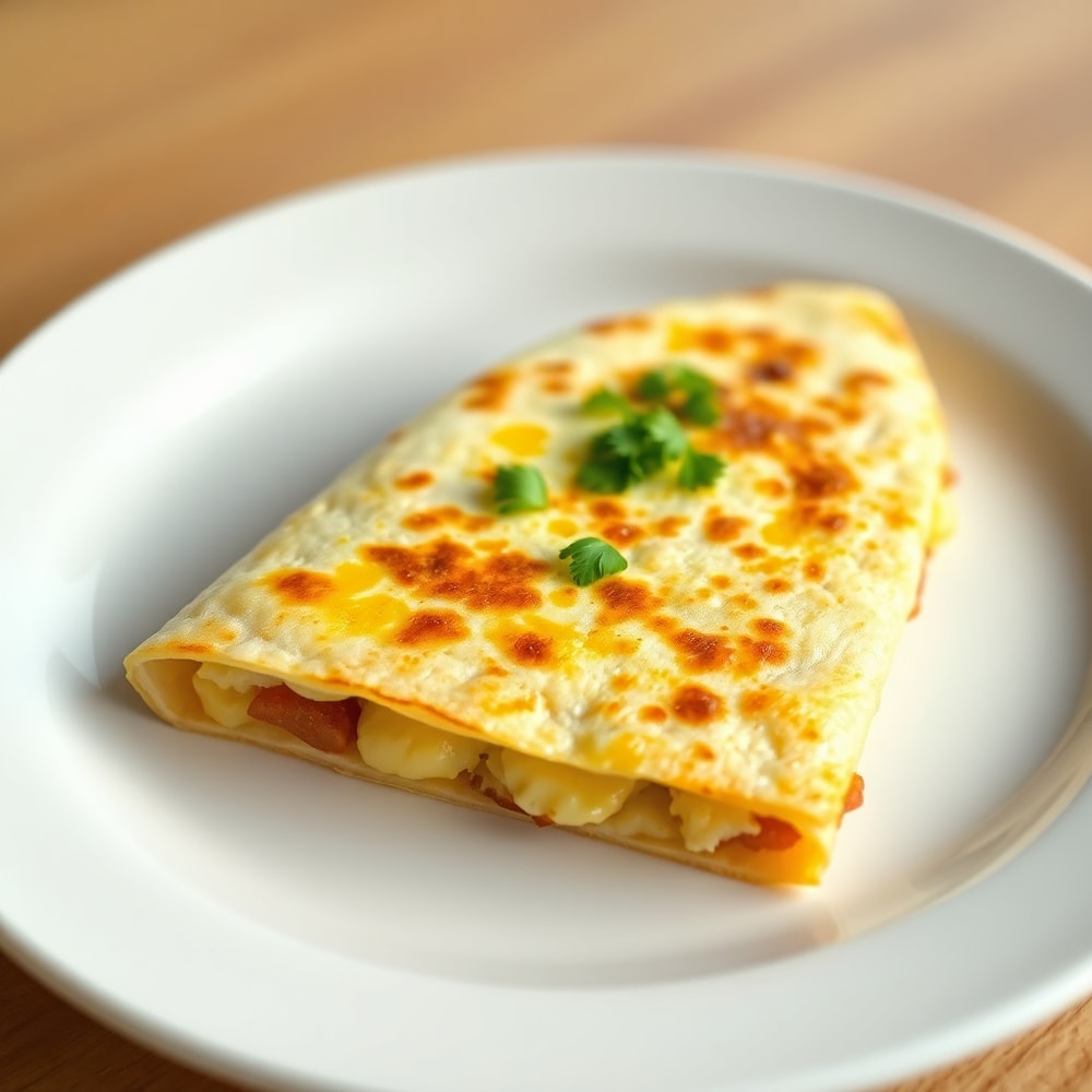 Bacon Egg Cheese Quesadillas Ready to Serve