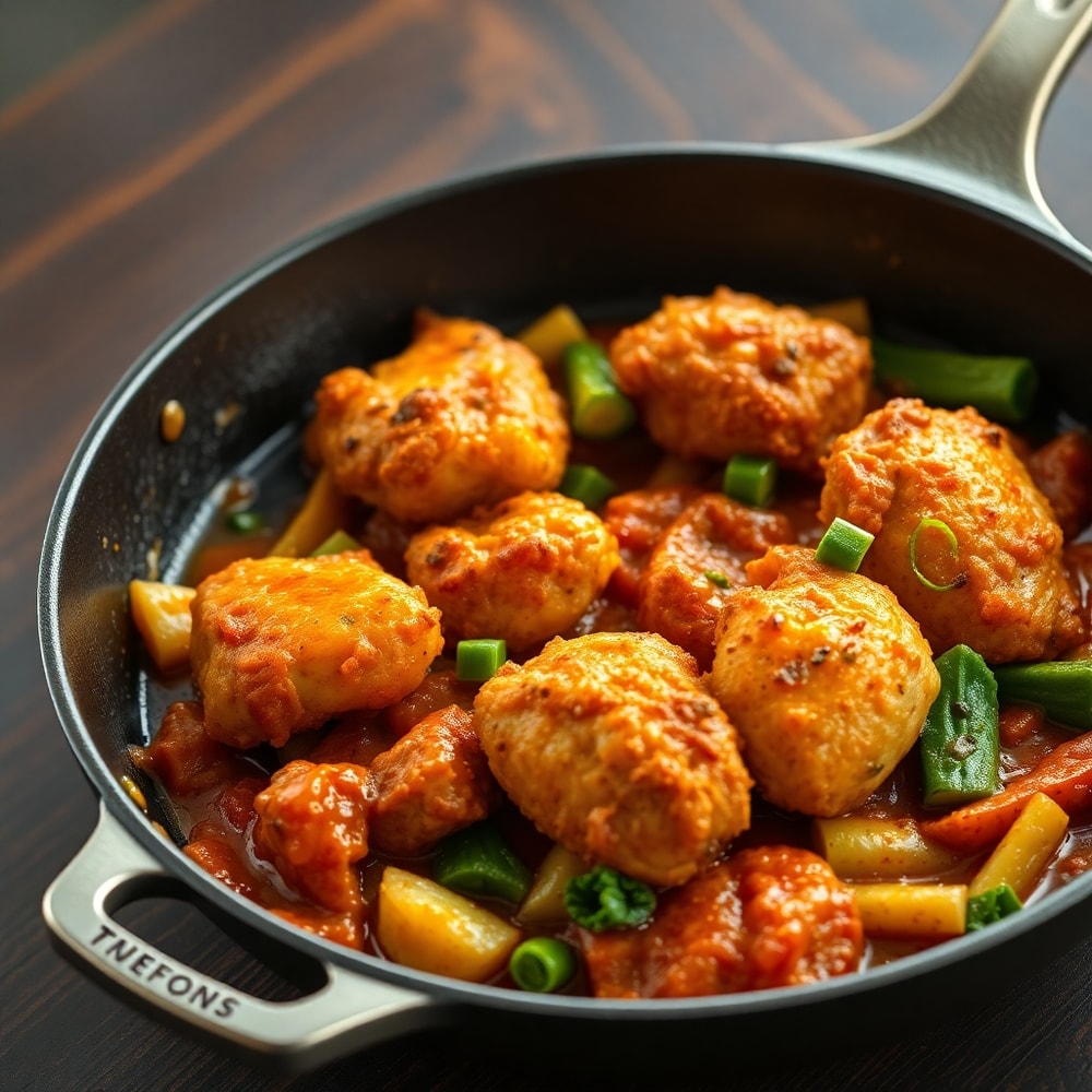 chicken and vegetable skillet