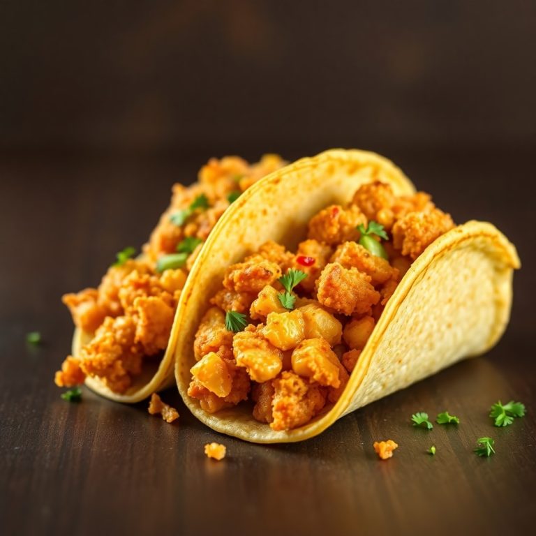 Crispy Dill Pickle Smash Chicken Tacos