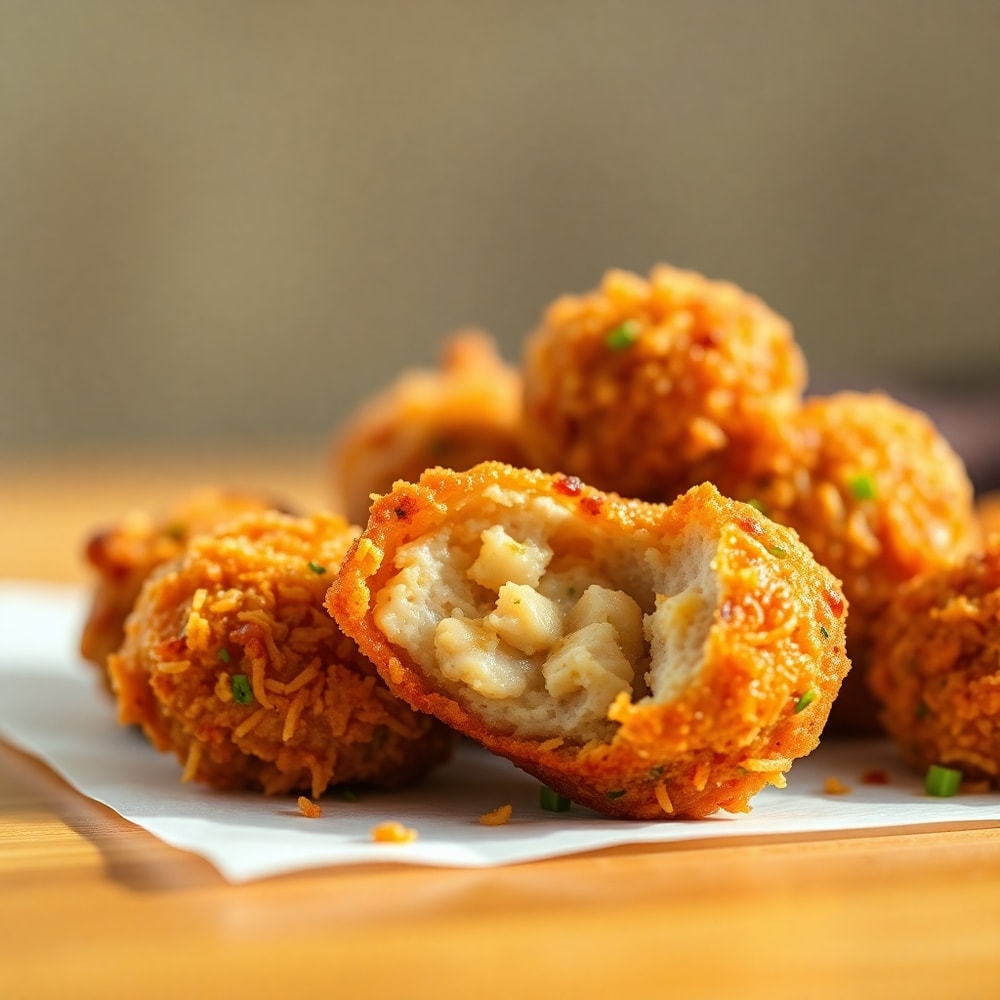 crispy garlic pork bites