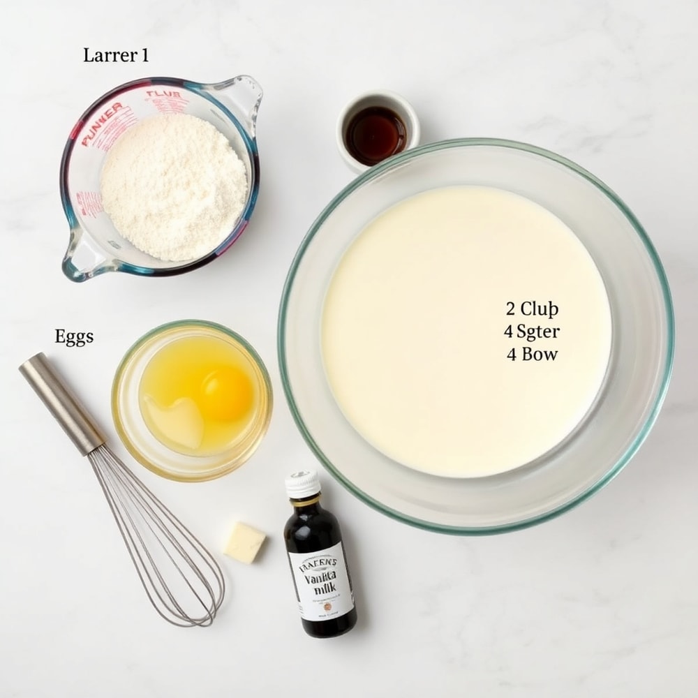 Raw ingredients for Lion Pancakes