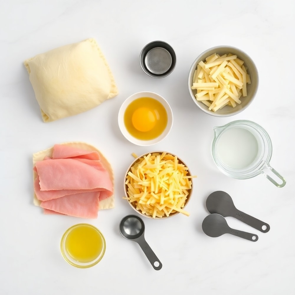 Raw Ingredients for Mini Croissants