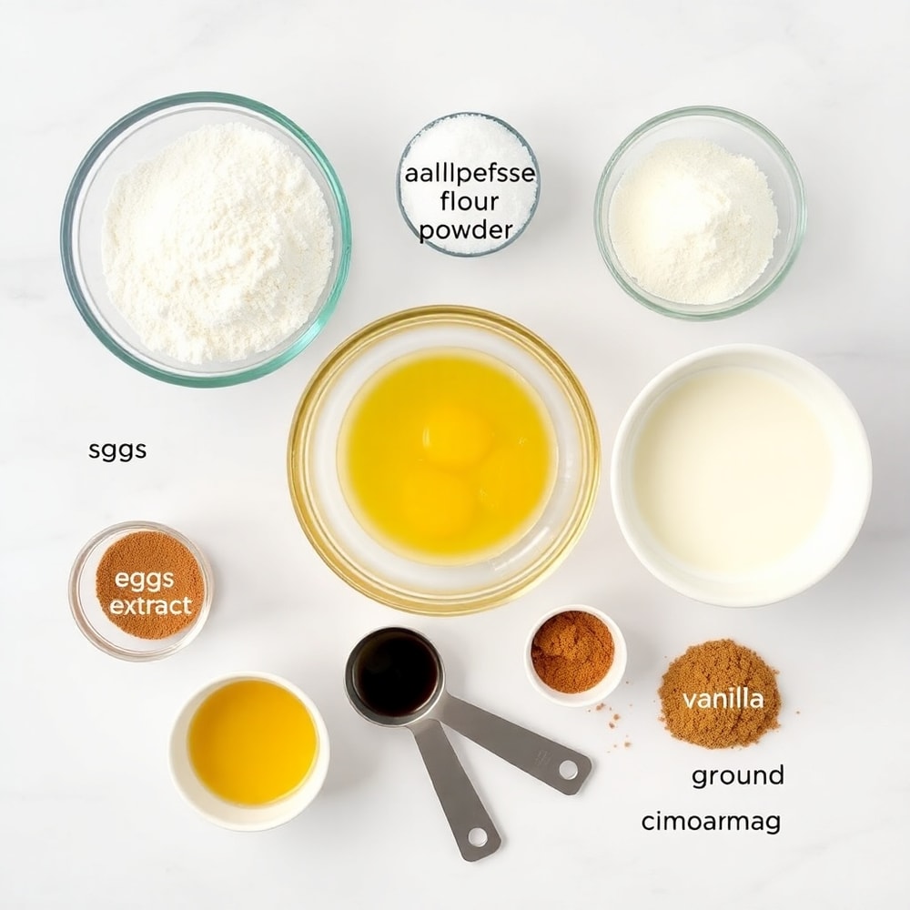Raw ingredients for Mini Pancake Kebabs