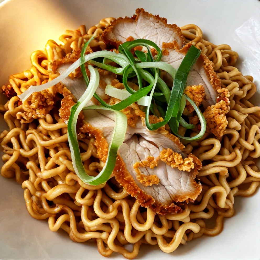 crispy pork ramen
