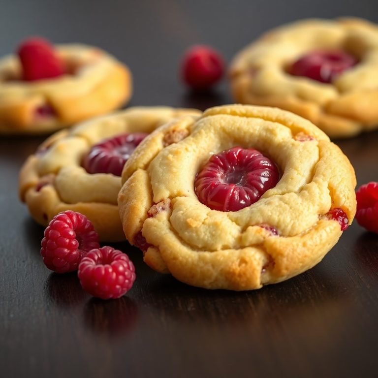 raspberry lemon cookies