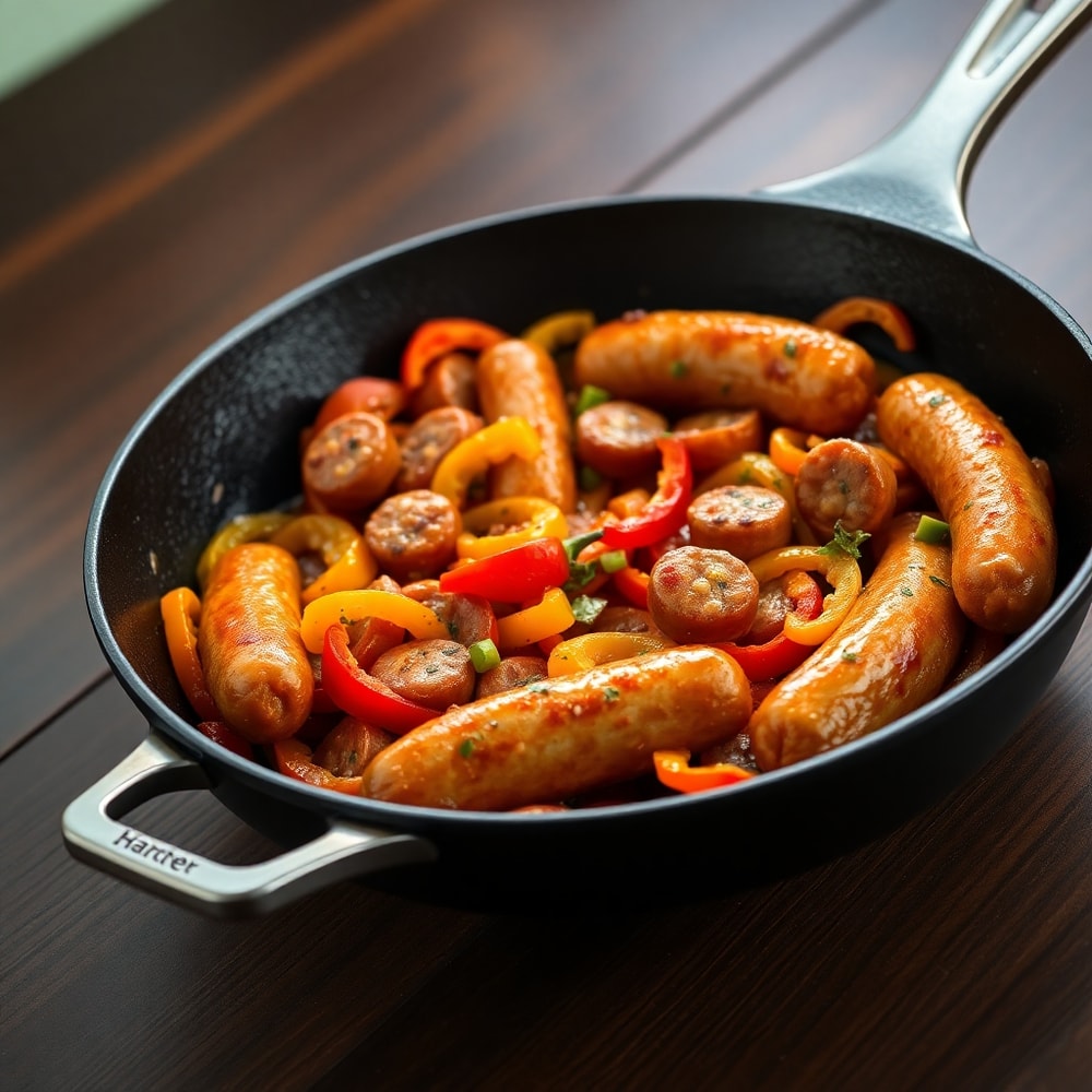 Sausage and Peppers Skillet