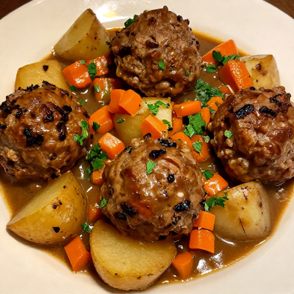 Crockpot Meatballs Ready to Serve