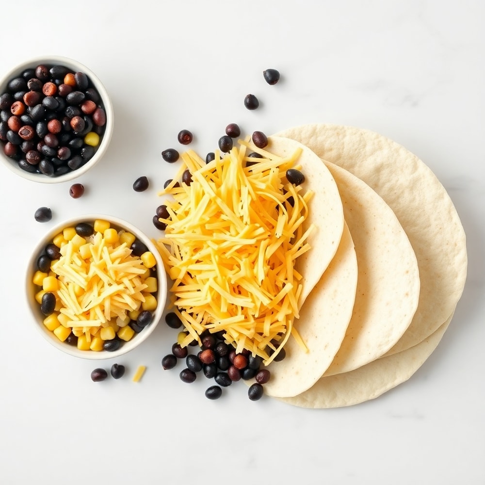 Raw Ingredients for Chicken Chimichangas
