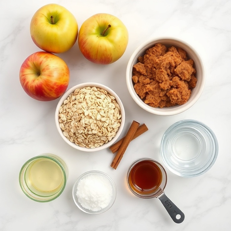 Raw Ingredients for Baked Stuffed Apples