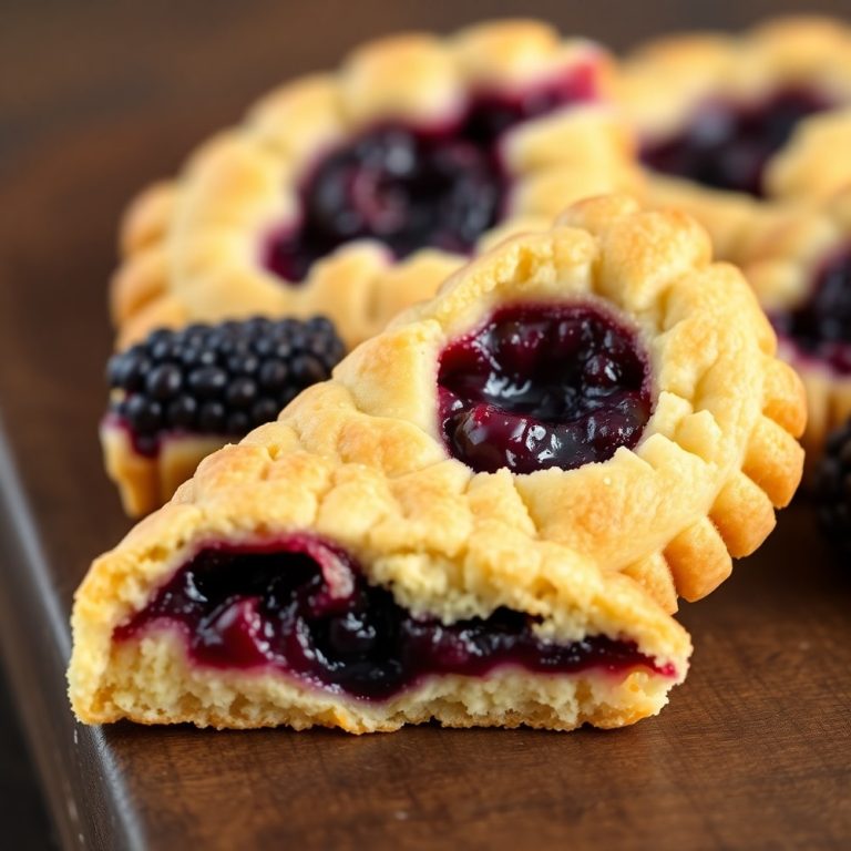 Easy Blackberry Shortbread Wedges