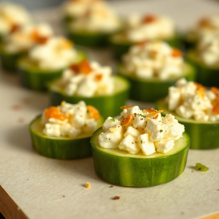 Easy Feta Cucumber Bites