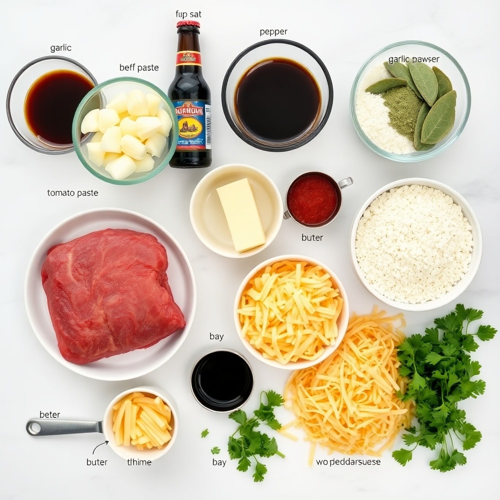 Ingredients for Easy Flemish Beef Stew