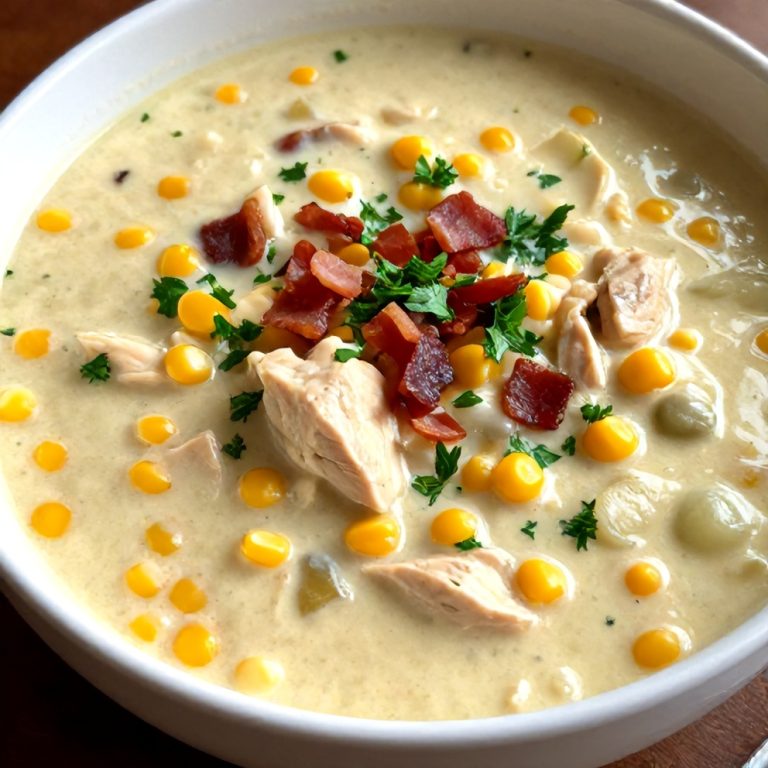 Easy High Protein Chicken and Corn Chowder