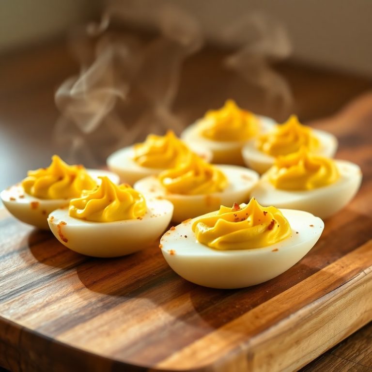 homemade deviled eggs
