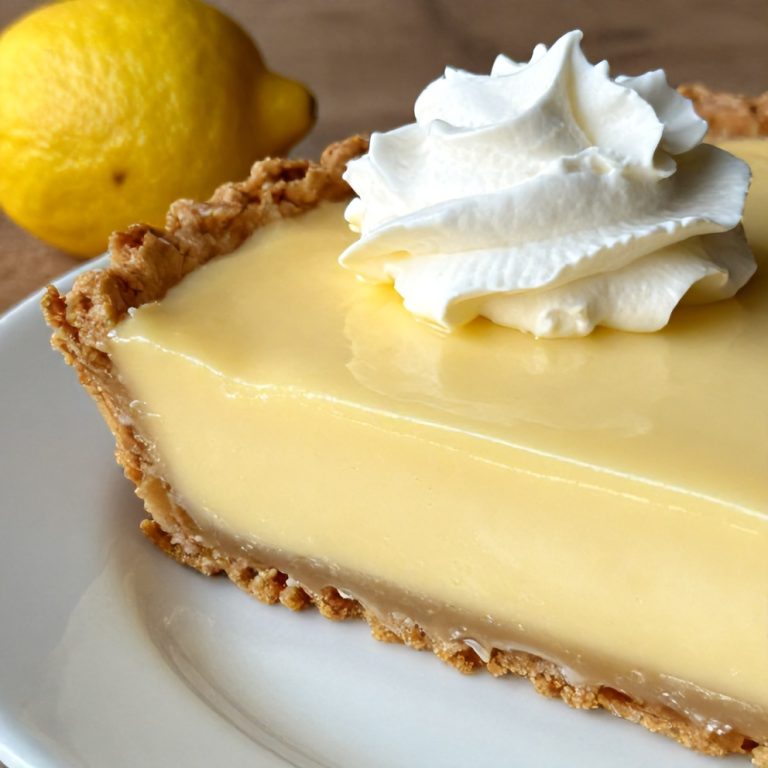 Easy No Bake Lemon Pie